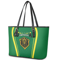 2026 Jamaica Cricket Queens Leather Tote Bag Sporty Style