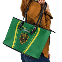 2026 Jamaica Cricket Queens Leather Tote Bag Sporty Style