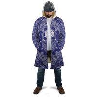 Blue Paisley Cloak Skull Gangster - Wonder Print Shop