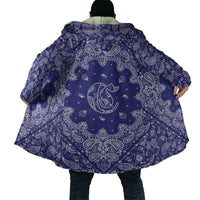 Blue Paisley Cloak Skull Gangster - Wonder Print Shop