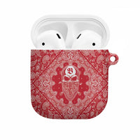 Red Paisley AirPods Case Skull Gangster - Wonder Print Shop