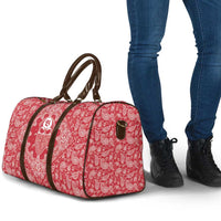 Red Paisley Travel Bag Skull Gangster - Wonder Print Shop