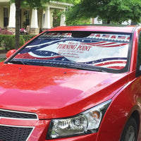 This is The Turning Point Auto Sun Shade Patriotic American - Wonder Print Shop