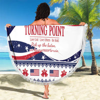 This is The Turning Point Beach Blanket Patriotic American - Wonder Print Shop