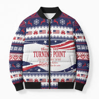 This is The Turning Point Bomber Puffer Jacket Patriotic American - Wonder Print Shop