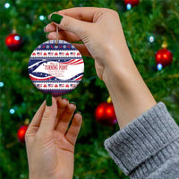 This is The Turning Point Ceramic Ornament Patriotic American - Wonder Print Shop