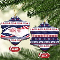This is The Turning Point Ceramic Ornament Patriotic American - Wonder Print Shop