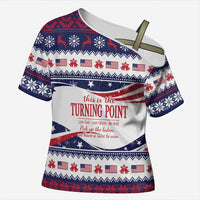 This is The Turning Point Cross Shoulder Shirt Patriotic American - Wonder Print Shop