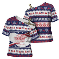 This is The Turning Point Cross Shoulder Shirt Patriotic American - Wonder Print Shop