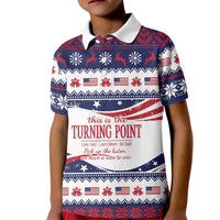 This is The Turning Point Kid Polo Shirt Patriotic American - Wonder Print Shop