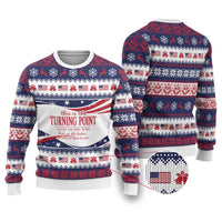 This is The Turning Point Ugly Christmas Sweater Patriotic American - Wonder Print Shop