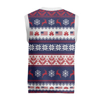 This is The Turning Point Christmas Knitted V-Neck Vest Patriotic American - Wonder Print Shop