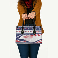 This is The Turning Point Leather Bag Patriotic American - Wonder Print Shop