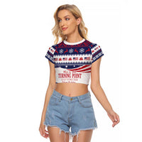 This is The Turning Point Raglan Cropped T Shirt Patriotic American - Wonder Print Shop
