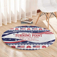 This is The Turning Point Round Carpet Patriotic American - Wonder Print Shop