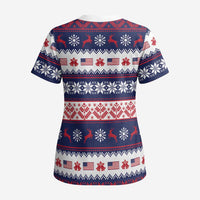 This is The Turning Point Scrub Top Patriotic American - Wonder Print Shop