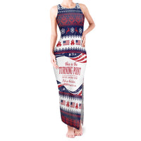 This is The Turning Point Tank Maxi Dress Patriotic American - Wonder Print Shop