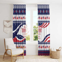This is The Turning Point Window Curtain Patriotic American - Wonder Print Shop