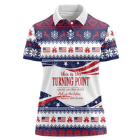 This is The Turning Point Women Polo Shirt Patriotic American - Wonder Print Shop