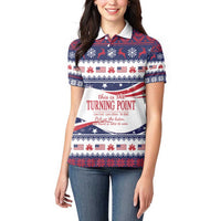 This is The Turning Point Women Polo Shirt Patriotic American - Wonder Print Shop