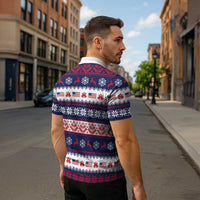 This is The Turning Point Zipper Polo Shirt Patriotic American - Wonder Print Shop