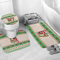 Funny Six Seven Meme Christmas Bathroom Set Santa Says 6 7 - Wonder Print Shop
