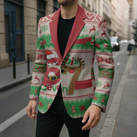Funny Six Seven Meme Christmas Blazer Santa Says 6 7 - Wonder Print Shop