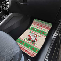 Funny Six Seven Meme Christmas Car Mats Santa Says 6 7 - Wonder Print Shop