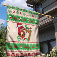 Funny Six Seven Meme Christmas Garden Flag Santa Says 6 7 - Wonder Print Shop