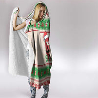 Funny Six Seven Meme Christmas Hooded Blanket Santa Says 6 7 - Wonder Print Shop