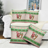 Funny Six Seven Meme Christmas Pillow Cover Santa Says 6 7 - Wonder Print Shop
