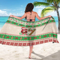 Funny Six Seven Meme Christmas Sarong Santa Says 6 7 - Wonder Print Shop