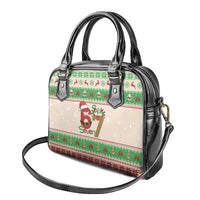 Funny Six Seven Meme Christmas Shoulder Handbag Santa Says 6 7 - Wonder Print Shop