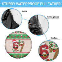 Funny Six Seven Meme Christmas Spare Tire Cover Santa Says 6 7 - Wonder Print Shop