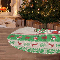 Funny Six Seven Meme Christmas Tree Skirt Santa Says 6 7 - Wonder Print Shop