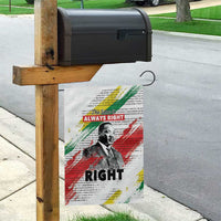 Martin Luther King Garden Flag Honoring The Legacy White Version LT05 - Wonder Print Shop