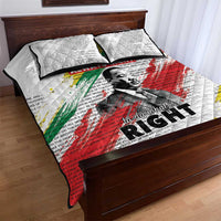 Martin Luther King Quilt Bed Set Honoring The Legacy White Version LT05 - Wonder Print Shop