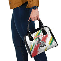 Martin Luther King Shoulder Handbag Honoring The Legacy White Version