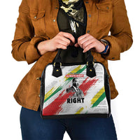 Martin Luther King Shoulder Handbag Honoring The Legacy White Version
