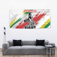 Martin Luther King Tapestry Honoring The Legacy White Version LT05 - Wonder Print Shop