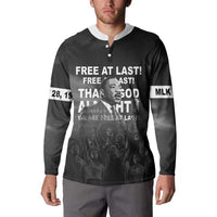 Martin Luther King MLK Button Sweatshirt I Have A Dream LT05 - Wonder Print Shop