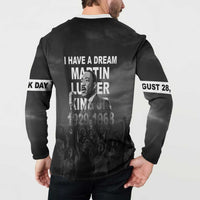 Martin Luther King MLK Button Sweatshirt I Have A Dream LT05 - Wonder Print Shop