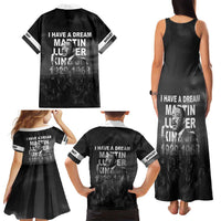 Martin Luther King MLK Family Matching Tank Maxi Dress and Hawaiian Shirt I Have A Dream LT05 - Wonder Print Shop