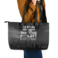 Martin Luther King MLK Leather Tote Bag I Have A Dream LT05 - Wonder Print Shop