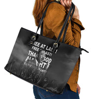 Martin Luther King MLK Leather Tote Bag I Have A Dream LT05 - Wonder Print Shop