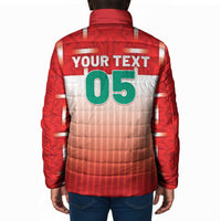Custom Morocco Football Padded Jacket 1994 Retro Red Version - Wonder Print Shop
