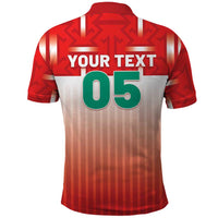 Custom Morocco Football Polo Shirt 1994 Retro Red Version LT05