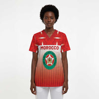 Custom Morocco Football Scrub Top 1994 Retro Red Version - Wonder Print Shop