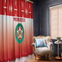 Morocco Football Window Curtain 1994 Retro Red Version - Wonder Print Shop