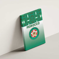Morocco Football Canvas Wall Art 1994 Retro Green Version - Wonder Print Shop